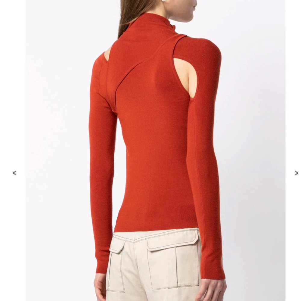 Dion Lee layered knitted jumper